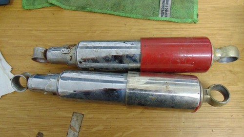 1968 suzuki t500 - suzuki, rear