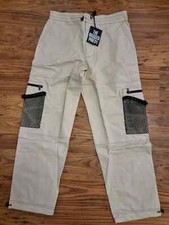 the ragged priest mens sand toggle trousers with netting pockets