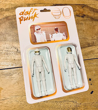 Daft punk figures white - punk,