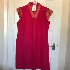 BNWT Fabindia Pink Gold Tunic