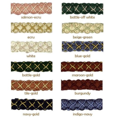12mm trim gimp - braid,