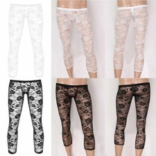 Men Pajamas Soft Lace See
