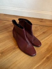 Pavers Burgundy Leather Mid