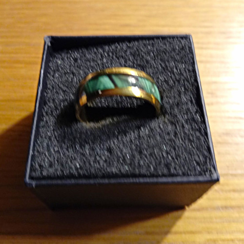 Stainless steel gold tone wide - stainless,