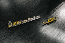 GENUINE Lamborghini "Diablo" "SV" badges
