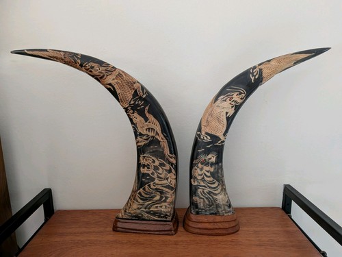 Pair antique vintage asian - antique,