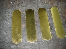 Pairs of reclaimed solid brass