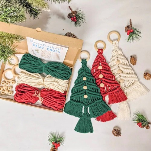 Macrame christmas tree - christmas,