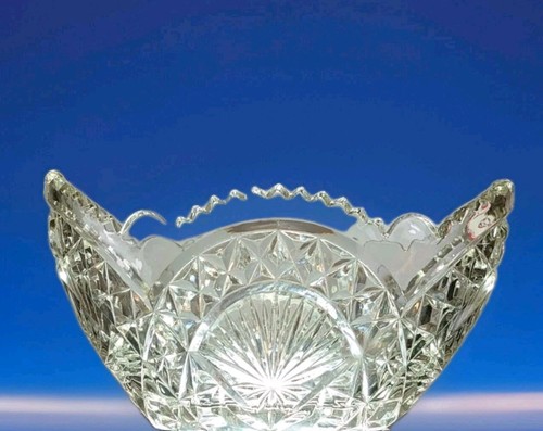 Vintage glass sawtooth edge - glass,