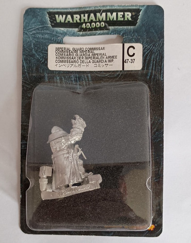Imperial guard commissar with - imperial,
