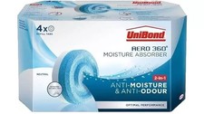 Unibond AERO 360° Moisture Absorber Neutral Refill (4 x 450g)