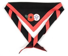 Scout Scarf Black Red Poppy