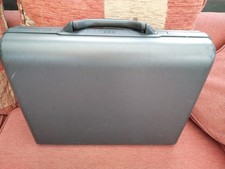 Large Samsonite Briefcase Attaché Case ABS Hard Shell With Combination Locks 