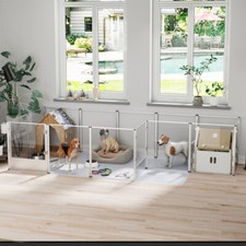 124-160CM Acrylic Dog Playpen