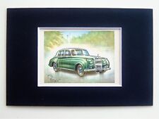 1956 Rolls Royce Silver Cloud - Mounted Colour Vintage Car Automobile Print