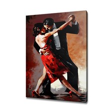 Couple Dancing Tango Painting