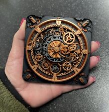 Stunning Steampunk Industrial Cogs & Gears Square Coaster Tea Coffee Gift set S1