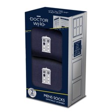 Doctor Who Tardis Socks Box