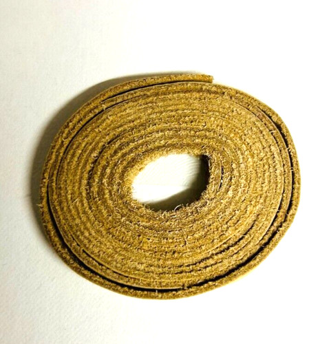 Beige flat leather lace - , for