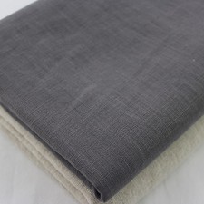 Natural Washed 100% Linen Fabric 135cm wide per metre & samples