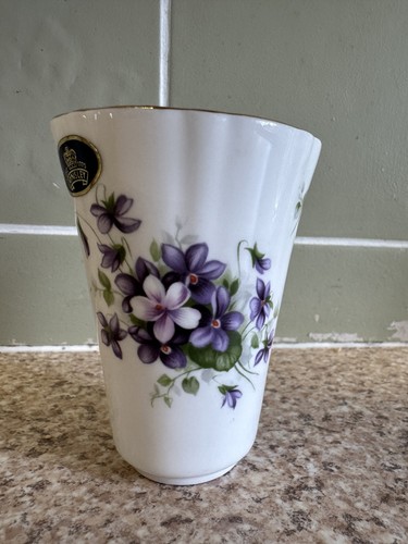 Vintage wild violets vase - vintage, by