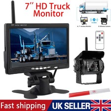 7" LCD Monitor Wireless Car