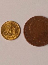 1945 MEXICAN DOS PESOS GOLD