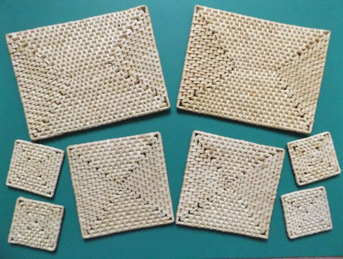 Rush table mats set vintage - table,