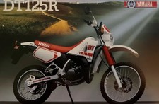 Yamaha DT125R DTR125 rotten frame with V5 1988 3DB1 UK model