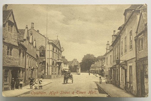 Corsham high street - high, town