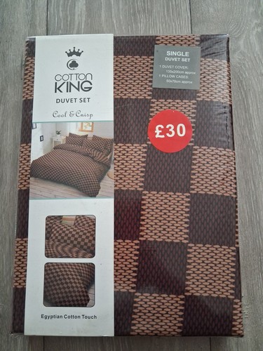 Cotton king single duvet - cotton,