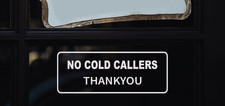 1 x No Cold Calling Salesman