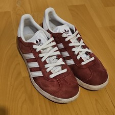Adidas Originals Gazelle Collegiate Burgundy Cloud White Gold Metallic