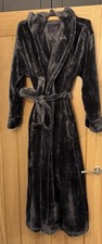 Rosie for Autograph Women's Grey Maxi Dressing Gown With hood