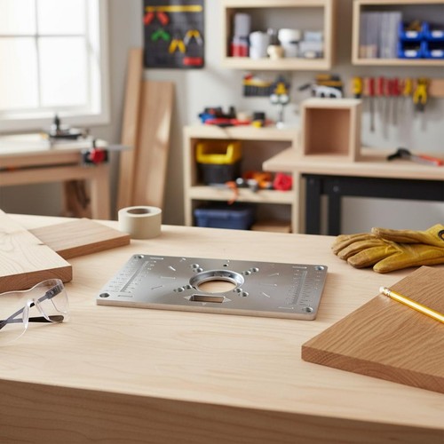 Router table insert plate - table, tool