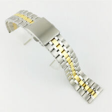 Stainless Steel Thin Solid Watch Band Strap Quality Metal Bracelet 18 20 22mm