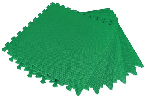 Green awning carpet floor - awning,