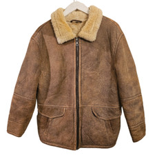 Vintage B3 B-3 Brown Shearling