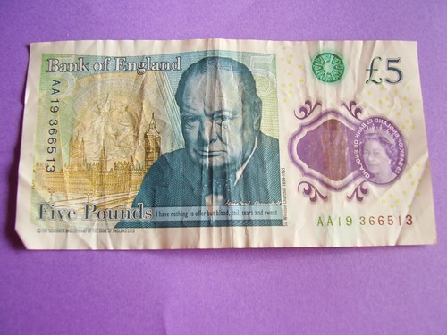 Aa19 bank england 5 five - of,