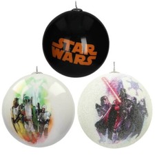 Star Wars Baubles set of 3 -