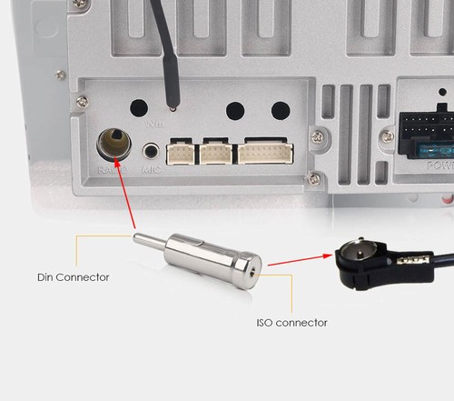 Car aerial antenna adaptor for - car,