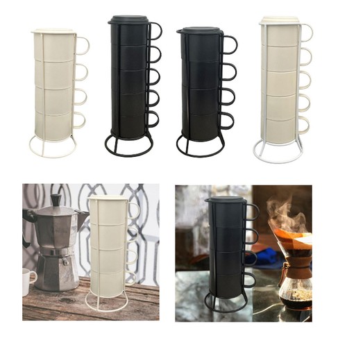 Stacking coffee mugs - stacking, espresso