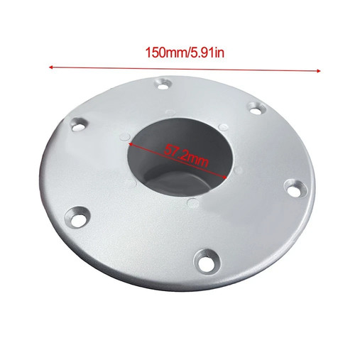Flush mount table leg base - mount,