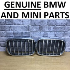 GENUINE BMW X5, F15, Bonnet Grilles 51117303107, 51117303108. Chrome. PAIR. 24D