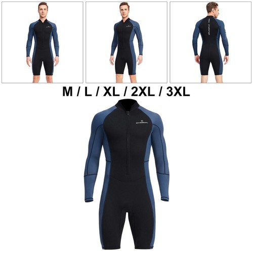 Men wetsuit shorty diving suit - diving,