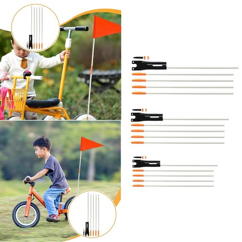 Kids bike flag - kids, pole