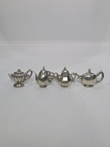 Vtg pewter tea coffee pot - tea,