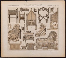 1890 - Medieval Furniture From
