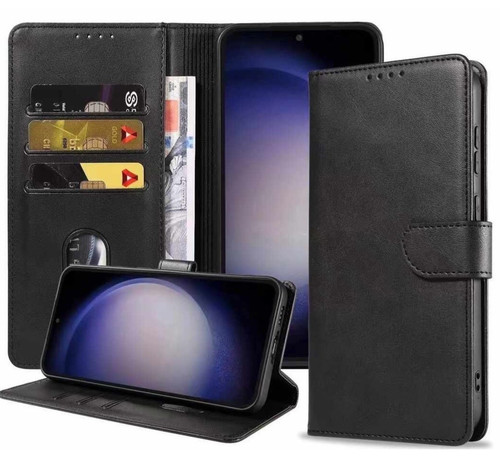 Leather magnet wallet case - leather, for