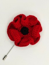 Handmade Knitted Crochet Red